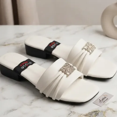 Womens Synthetic Leather Fancy Flats