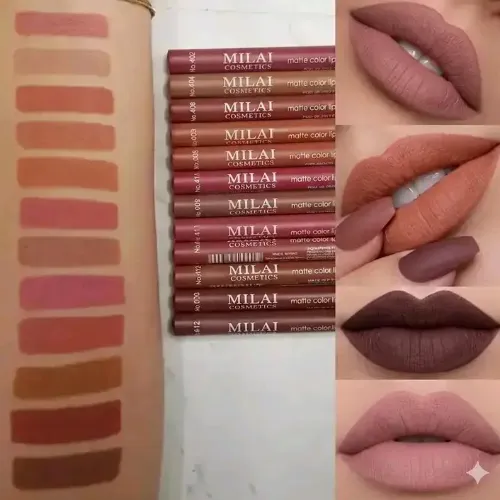 12 Pcs Jumboo Creamy Sharpner Lip Pencils, High Pi - Product Image